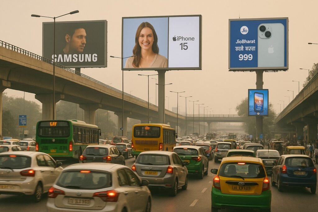 Outdoor advertising agency in Delhi creating impactful brand visibility through strategic outdoor campaigns