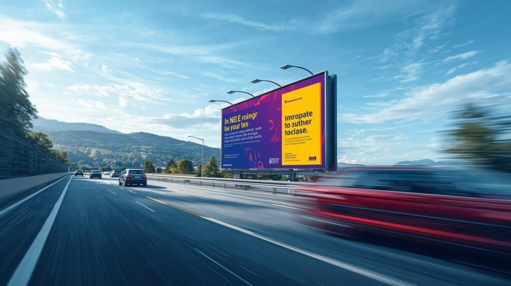 highway hoarding
\